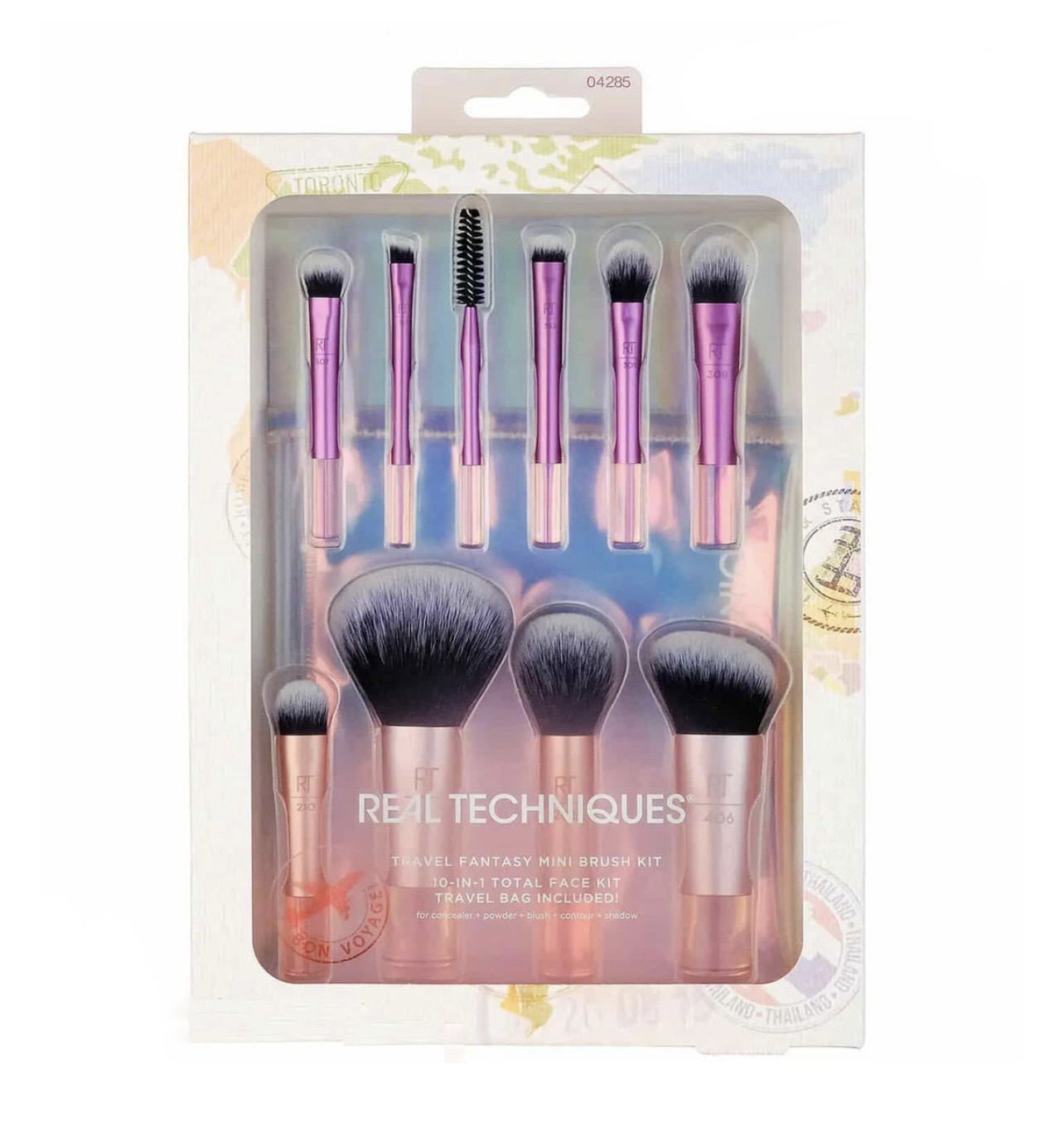 ست براش 10 عددی ریل تکنیک مدل Fantasy Mini Brush🤍☁️☀️🫧
